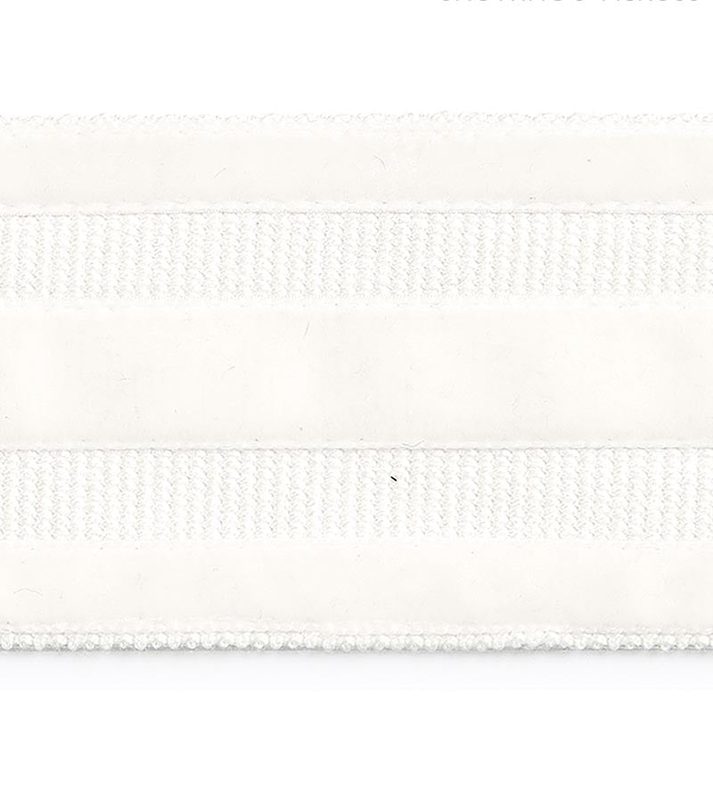 Scalamandre Runway Velvet Tape Snow Trim Sample SCT33250001