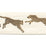 Scalamandre Leaping Cheetah Embrdry Tape Dune Trim Sample SCT33310001