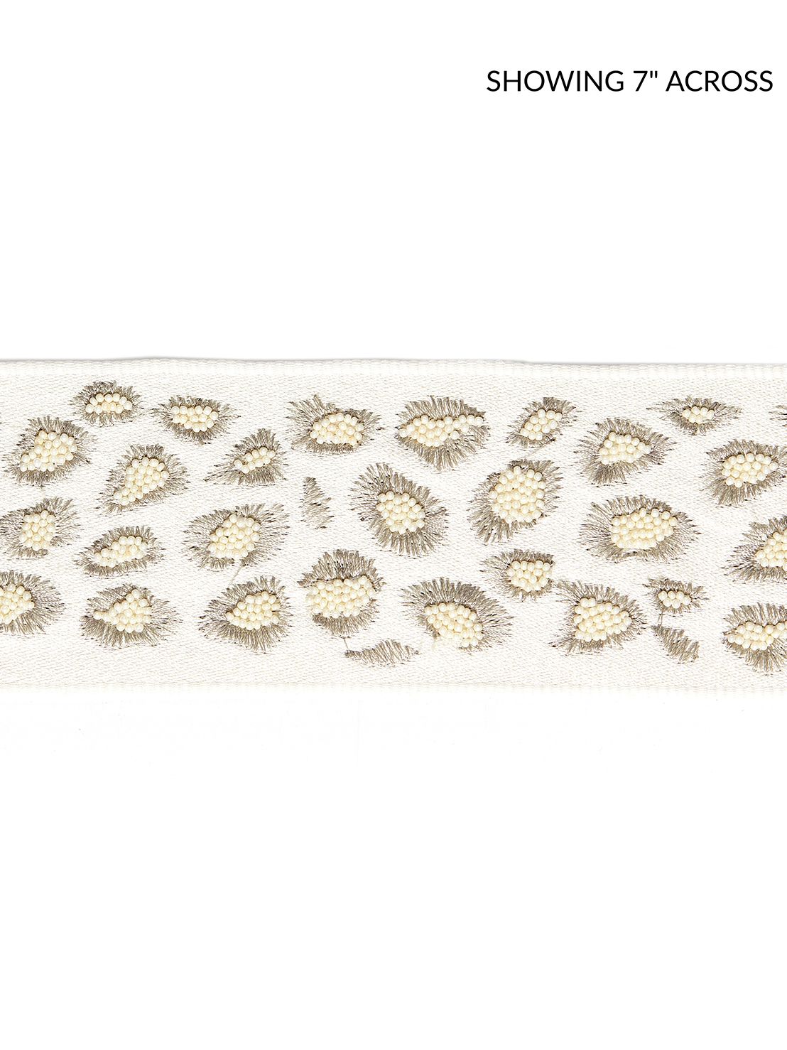 Scalamandre Catwalk Embellished Tape Pearl Trim SCT33330001