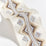 Scalamandre Flamme Embroidered Tape Platinum Trim SCT33350001
