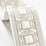 Scalamandre Archduke Embroidered Tape Ivory Trimming Sample SCT33390001