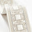 Scalamandre Archduke Embroidered Tape Ivory Trim Sample SCT33390001