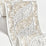 Scalamandre Paisley Embroidered Tape Silver Sand Trim SCT33400001