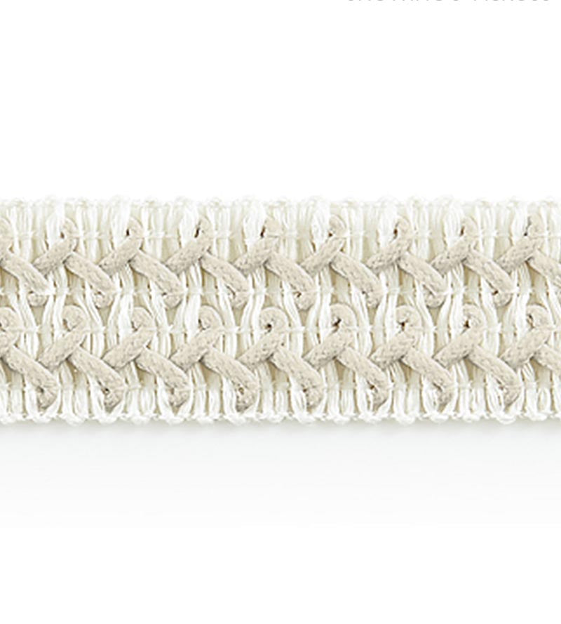 Scalamandre Kaarina Linen Braid Blanc Trim SCV12440001