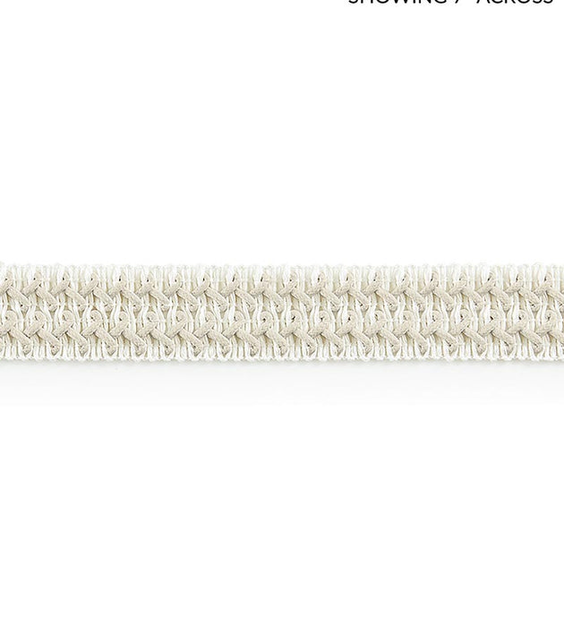 Scalamandre Kaarina Linen Braid Blanc Trim Sample SCV12440001