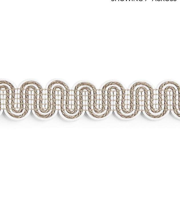 Scalamandre Serpentine Braid Linen Trim Sample SCV12460001