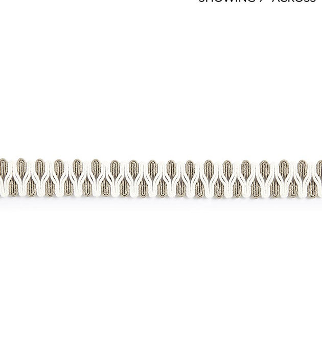 Scalamandre Playa Gimp Braid Linen Trim Sample SCV12470001