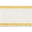 Scalamandre Odeon Shimmer Braid Buttercup Trim Sample SCV12490001