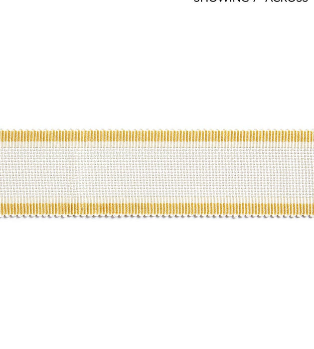 Scalamandre Odeon Shimmer Braid Buttercup Trim Sample SCV12490001