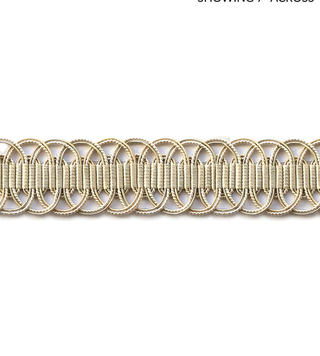 Scalamandre Le Mans Linen Whites Trim Sample SCV8750001