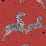 Scalamandre Zebras - Vinyl Masai Red Wallpaper SCWP81388MV0001