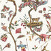 Scalamandre Chinoise Exotique | Removable White Wallpaper Sample SCWP81547PS0001