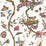 Scalamandre Chinoise Exotique White Wallpaper Sample SCWP815470001