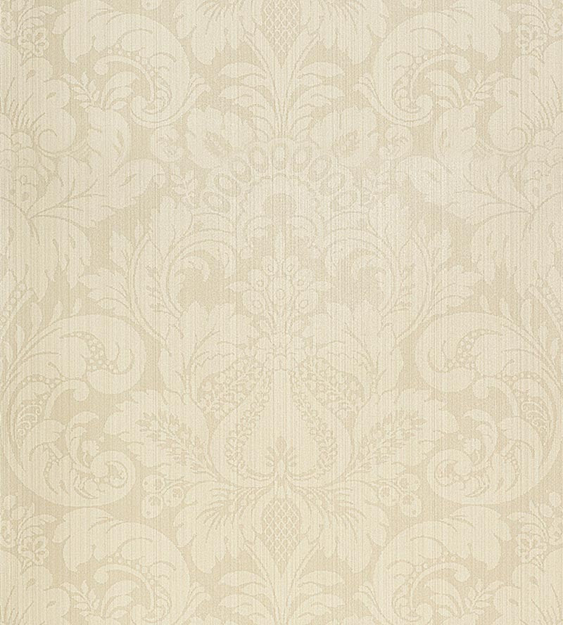 Scalamandre Daphne Linen White Wallpaper Sample SCWP882130001