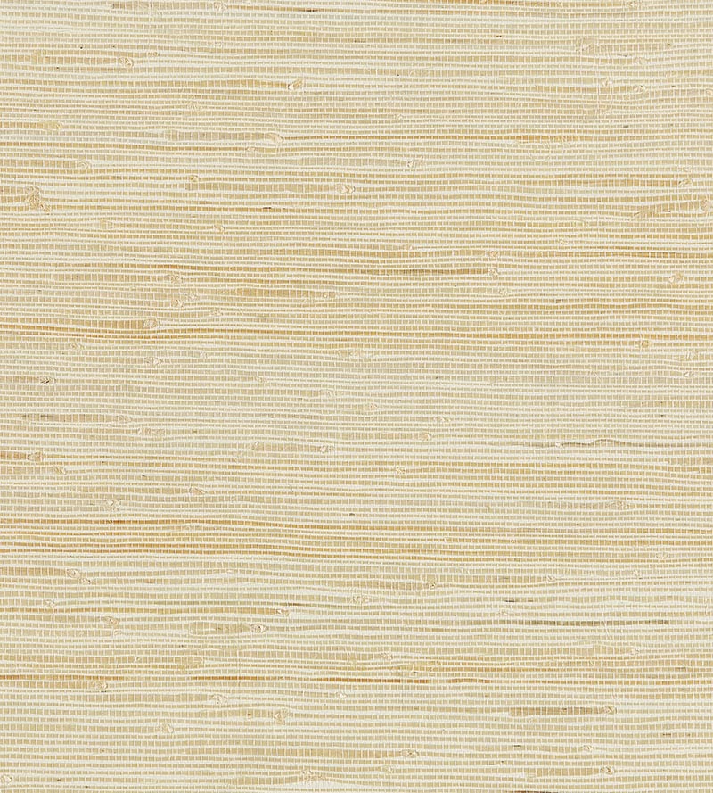 Scalamandre Textured Sisal White Sand Wallpaper Sample SCWP883430001