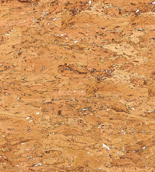Scalamandre Cork Glimmer Natural & Silver Wallpaper Sample SCWP883450001