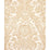 Scalamandre Luciana Damask Print Sand Wallpaper Sample SCWP883540001