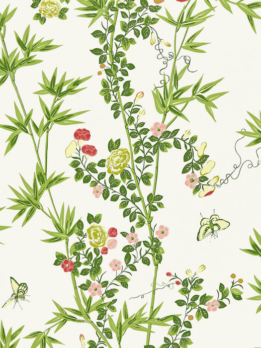 Scalamandre Jardin De Chine Spring Wallpaper SCWP88375D0001
