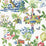 Scalamandre Shantung Garden - Removable Bloom Wallpaper SCWP88377PS0001