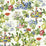 Scalamandre Shantung Garden Bloom Wallpaper Sample SCWP883770001
