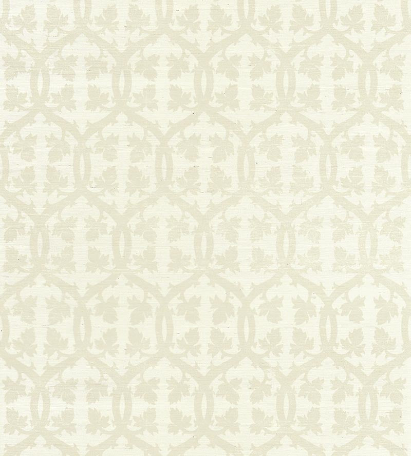 Scalamandre Falk Manor House Sisal Ecru Wallpaper Sample SCWP883790001