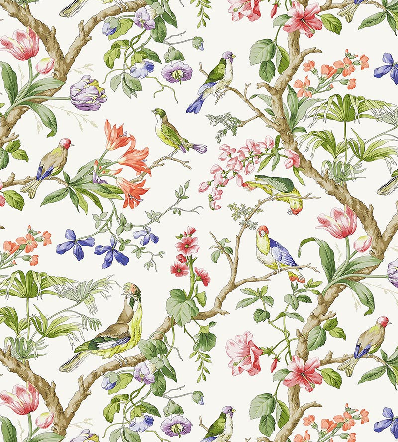 Scalamandre Belize Ivory Wallpaper Sample SCWP883810001