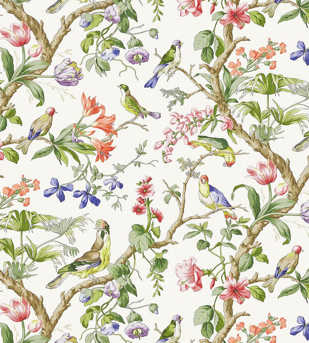 Scalamandre Belize Ivory Wallpaper SCWP883810001