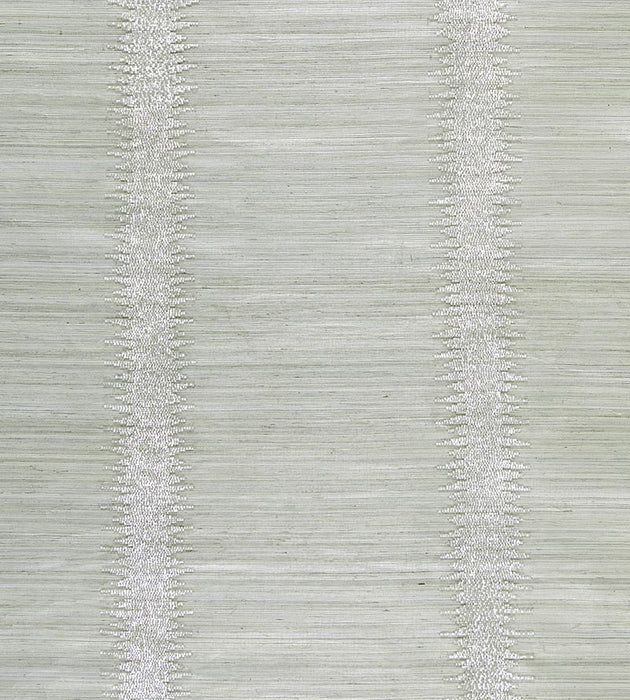 Scalamandre Veronica Beaded Grasscloth Glacier Wallpaper Sample SCWP883860001