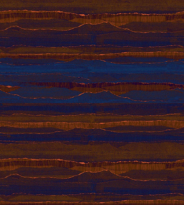 Scalamandre Hida Blue Agate Wallpaper Sample SCWP884520001