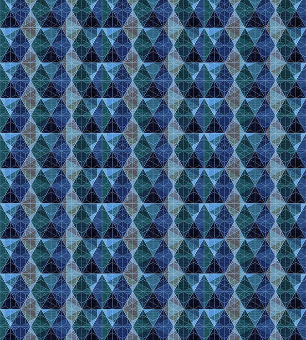 Scalamandre Kobe Midnight Wallpaper Sample SCWP884530001