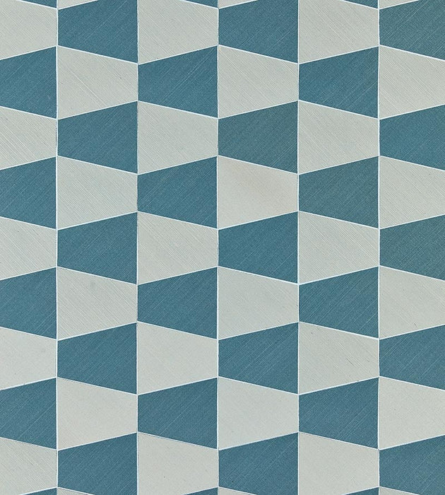 Scalamandre Staccato - Sisal Mist & Fog Wallpaper Sample SCWP884650001