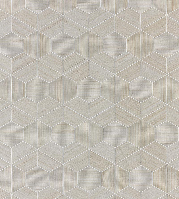 Scalamandre Hive - Abaca Snowflake Wallpaper Sample SCWP884690001