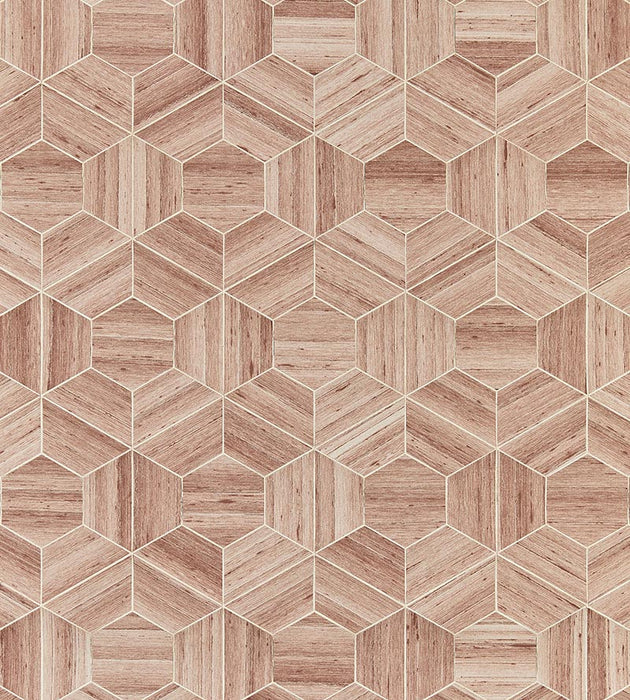 Scalamandre Hive - Slub Creme Wallpaper SCWP884700001