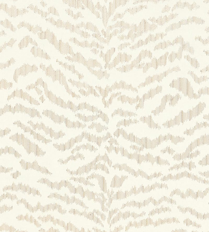 Scalamandre Tigress Wallcovering Frost Wallpaper Sample SCWP885060001