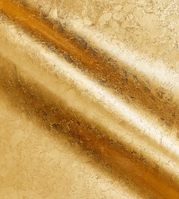 Scalamandre Golden Gift Gold Wallpaper Sample SCWP885150001