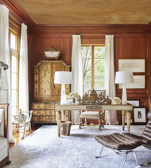 Scalamandre Treasury Gold Wallpaper Sample SCWP885170001