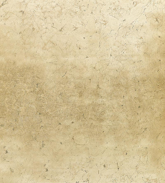 Scalamandre Pyrite Brushed Gold Wallpaper Sample SCWP885180001