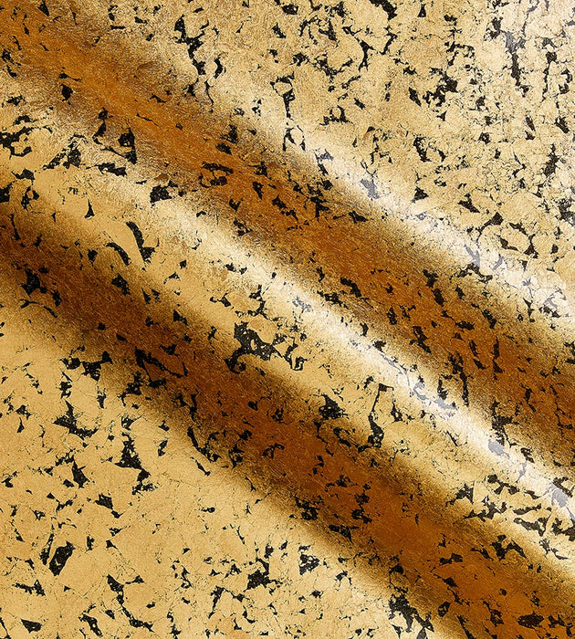 Scalamandre Obsidian Black Wallpaper SCWP885210001