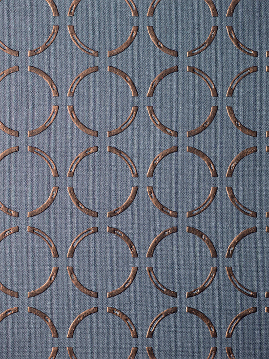Scalamandre Caster Printed Wallcovering Evening Copper Wallpaper SCWP885430001
