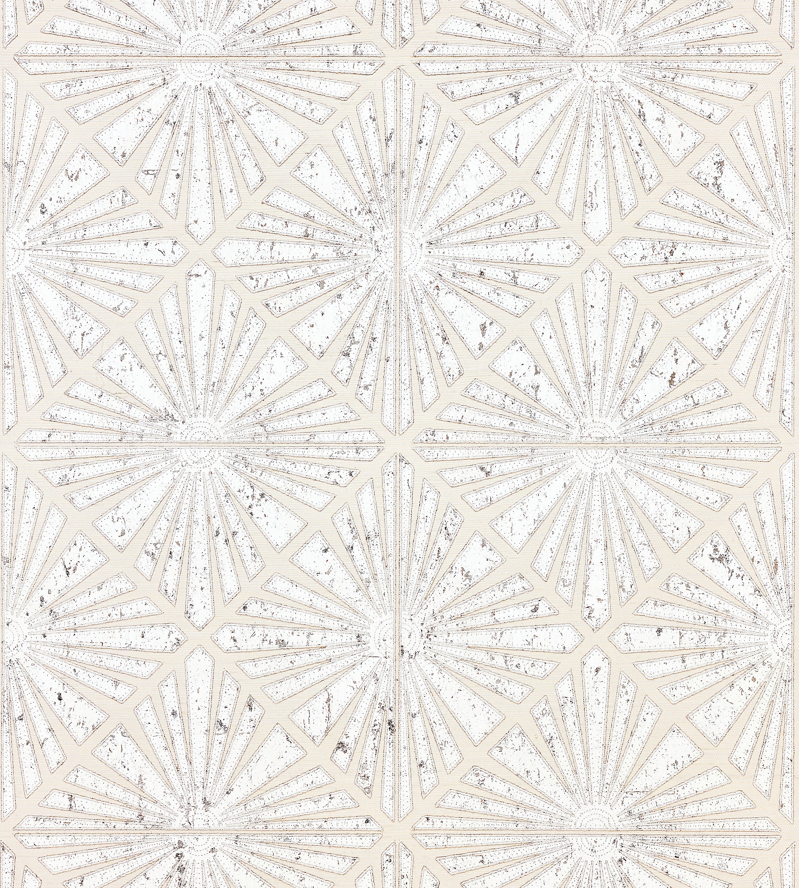 Scalamandre Milan Diamond Grasscloth Parchment Wallcovering Sample SCWP885560001