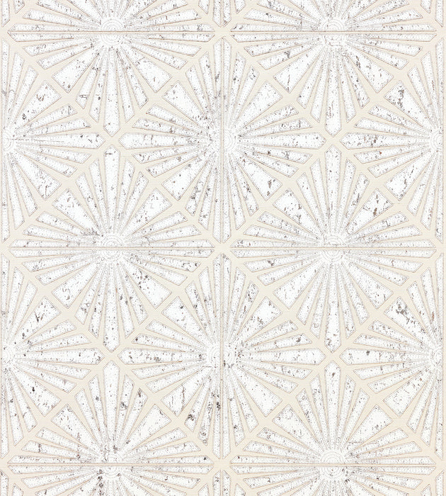 Scalamandre Milan Diamond Grasscloth Parchment Wallcovering Sample SCWP885560001