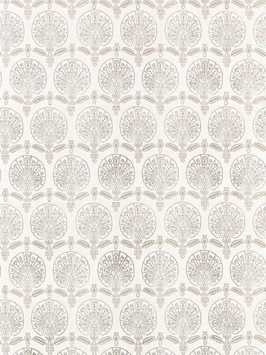 Scalamandre Karanfil Block Print Birch Wallpaper SCWP885600001