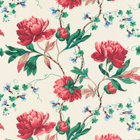 Scalamandre Isadora Red Multi Wallpaper SCWP885620001