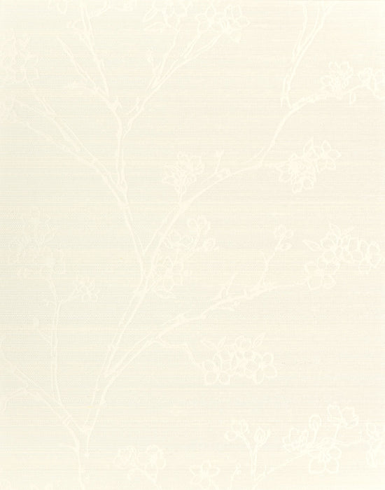 Scalamandre Khilana Sugar Wallpaper Sample SCWP885780001