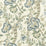 Scalamandre Cumbria Aquamarine On Ivory Wallpaper Sample SCWP885890001