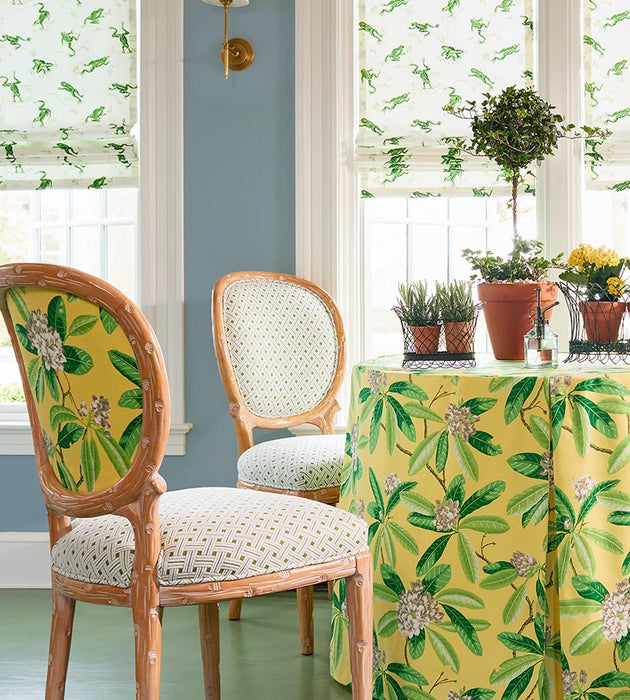 Scalamandre Rhododendron - Outdoor Pineapple Fabric SC16454M0002