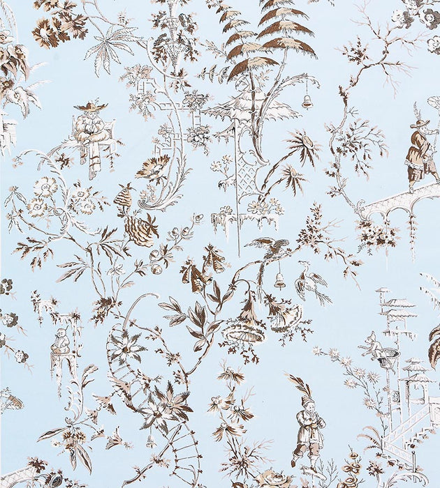 Scalamandre Nanjing Sky Fabric Sample SC165520002