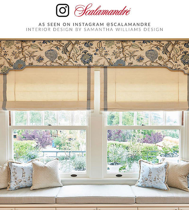 Scalamandre Nanjing Sky Fabric Sample SC165520002