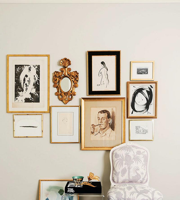 Scalamandre Balinese Peacock Linen Print Lavender Fabric Sample SC165750002