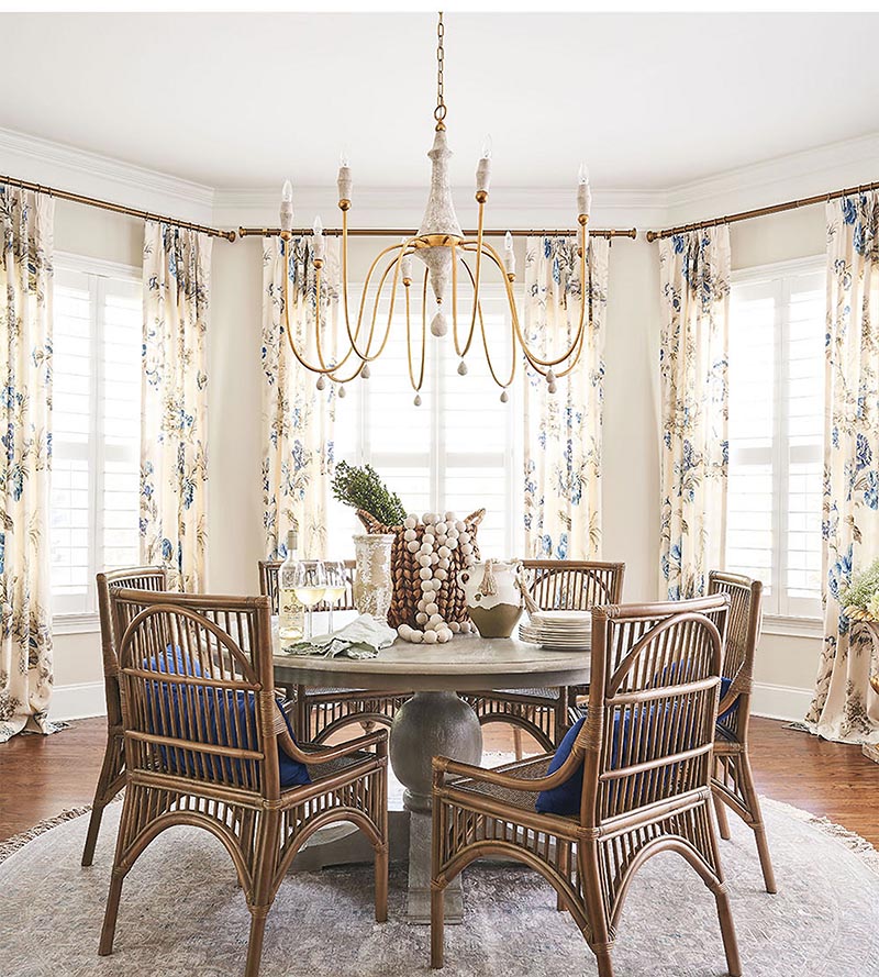Scalamandre Somerset Linen Print Porcelain Fabric SC165840002